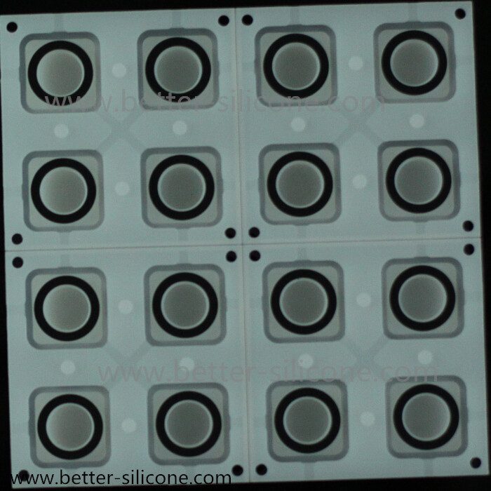 Translucent Silicone Backlit Button Pad