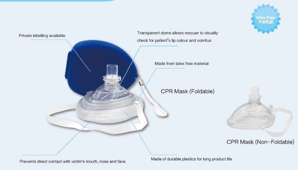 CPR mask & CPR face shield