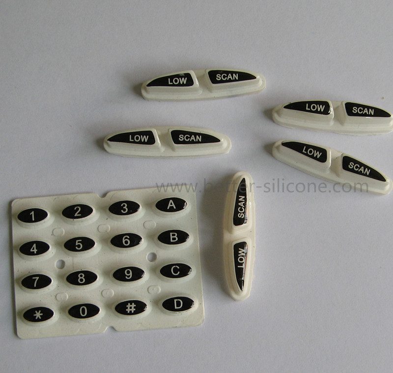 Epoxy Resin Coated Silicone Rubber Keypad