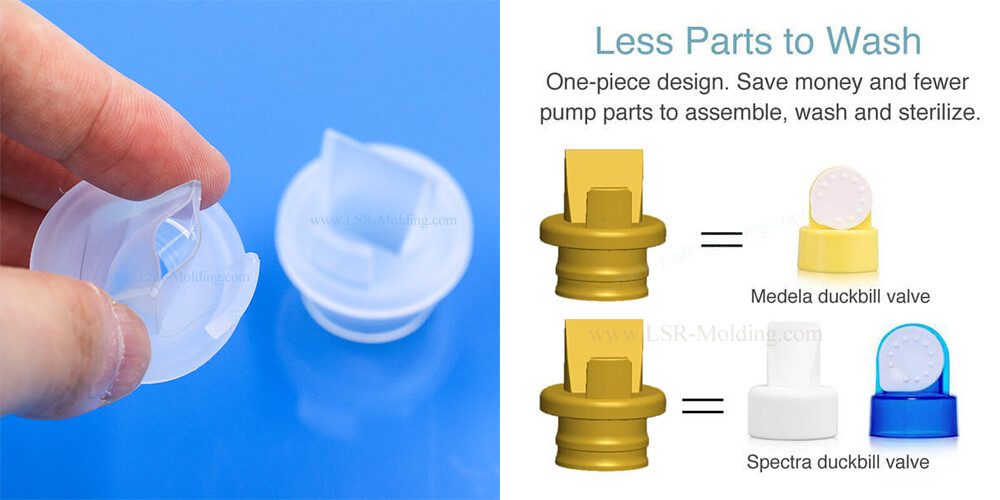 LSR Duckbill Valve for Breast Pump