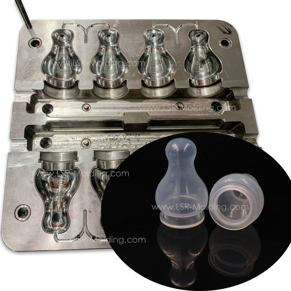 Food Grade Liquid Silicone Molding for Baby Bottle Nipples
