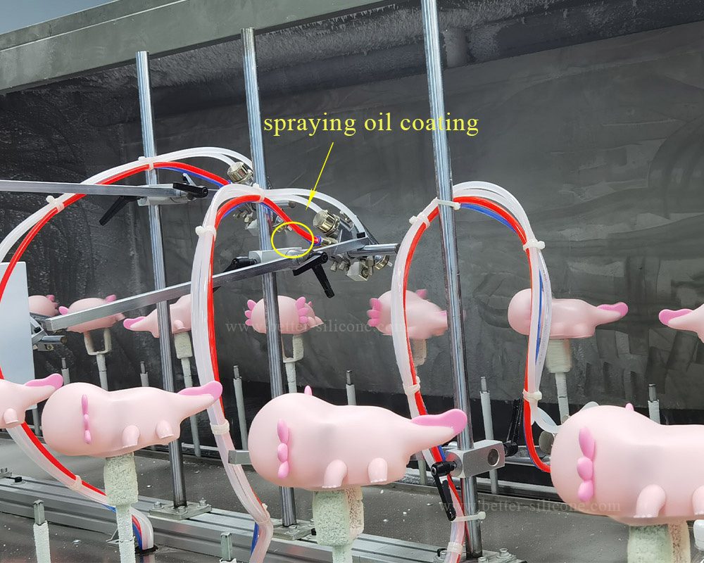 Matte Smooth Oil Coating Protective Coated Axolotl Lamp