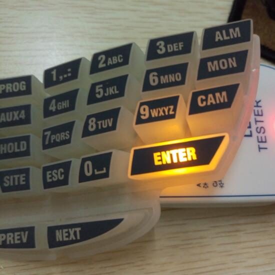 Multi color rubber Keypad