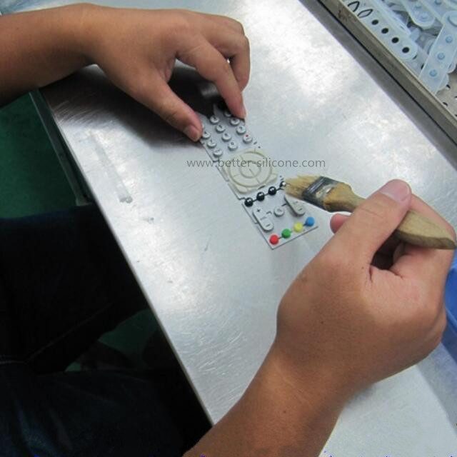 Plastic Rubber Silicone Keypad
