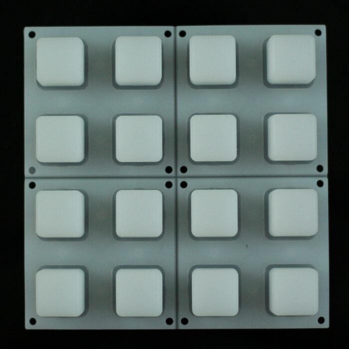 Translucent Silicone Rubber Button Pad 4x4 Keyboard