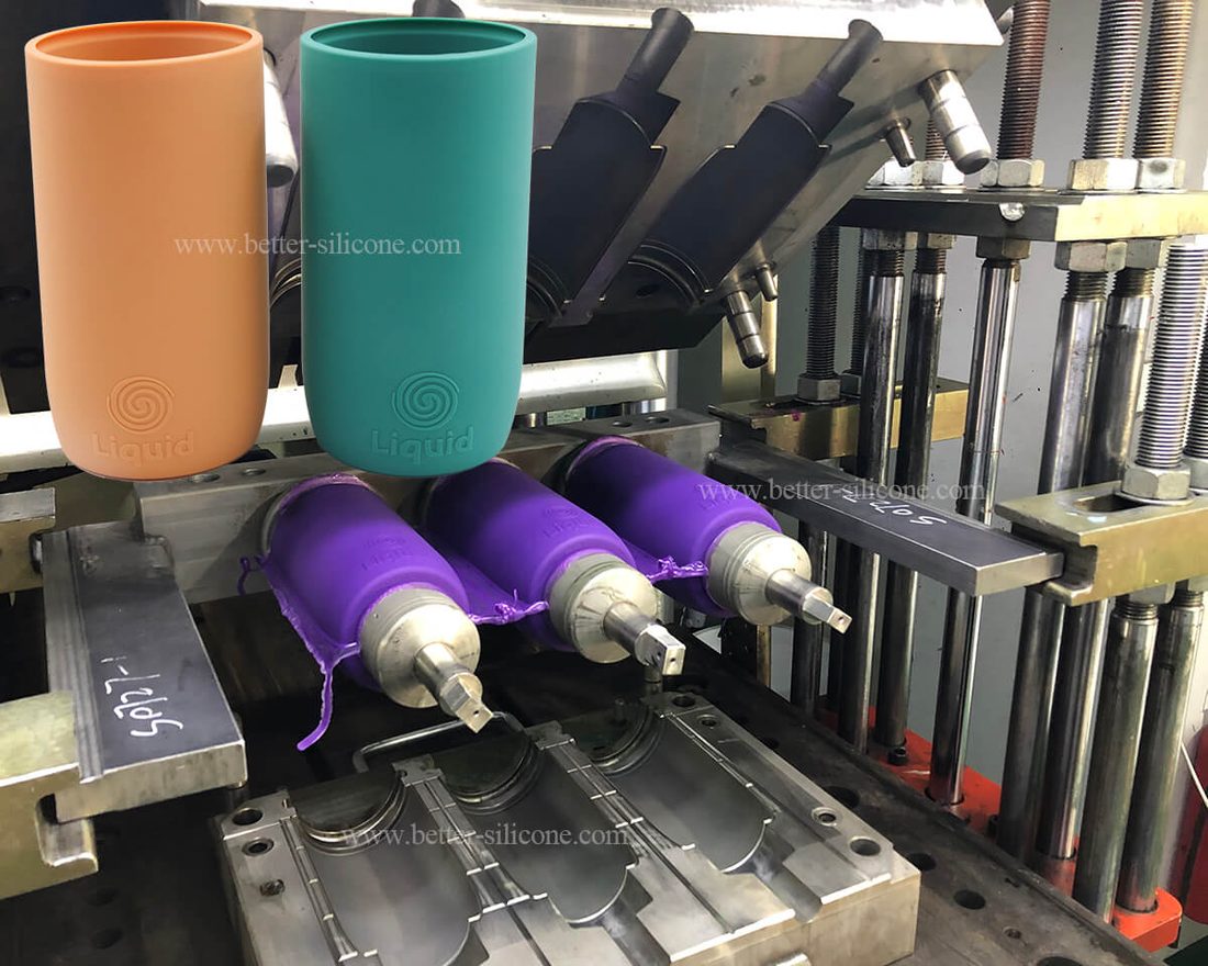 Silicone Compression Molding for Silicone Bottle Sleeve