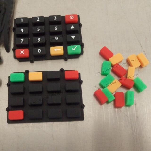 Rubber Dual Durometer Keypad