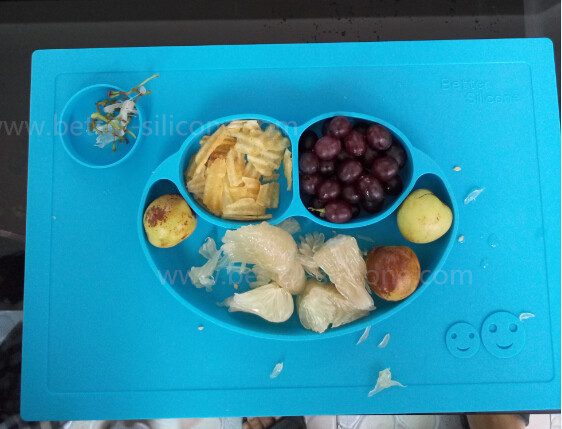 Silicone Baby Dinner Plate