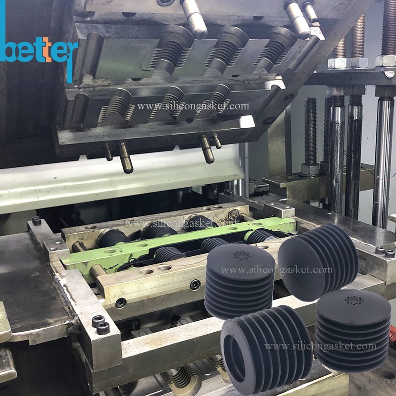 Compression Moulding for Liquid Silicone Bellows Vacuum Suction Gripster