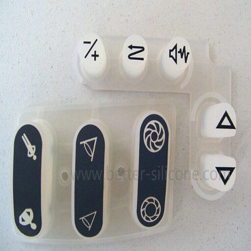 Silkscreen Silicone Button Pad