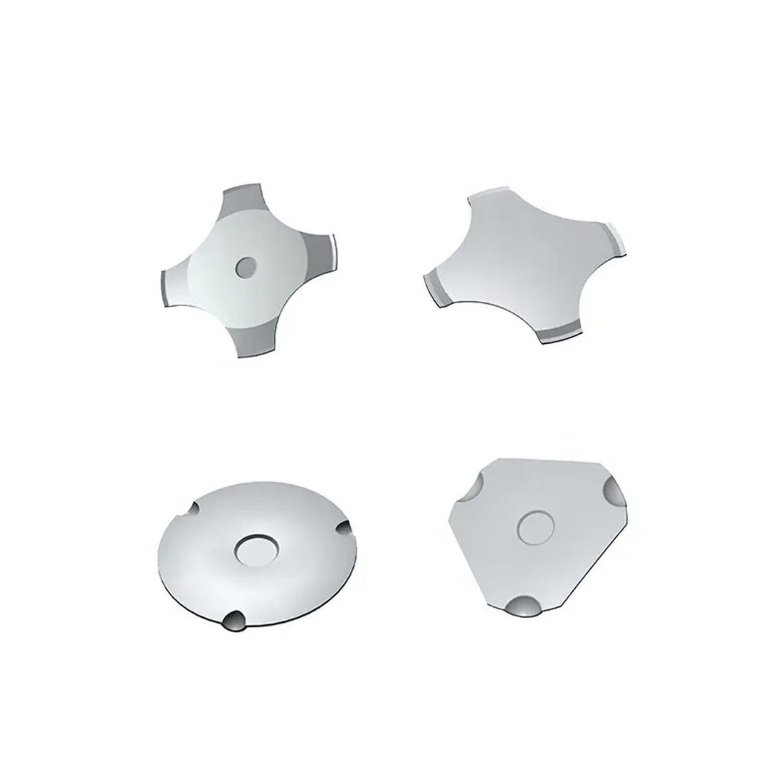 different shape oval rectangular metal dome buttons