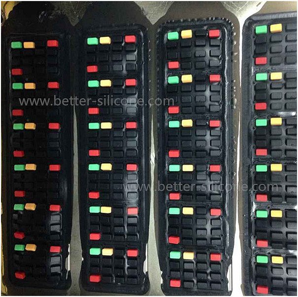 double color elastomer switch