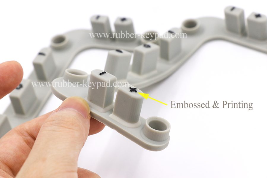 embossed and printing