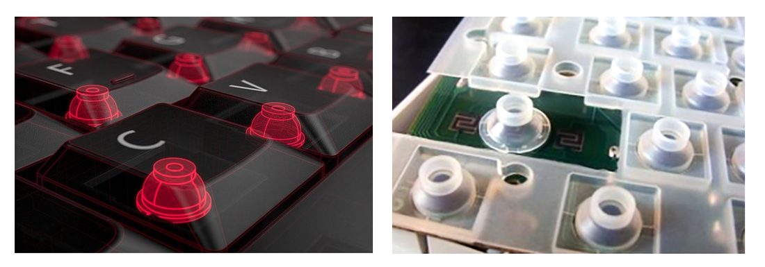 laptop rubber dome switches