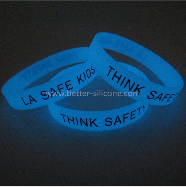 Glow in The Dark Silicone Bracelet
