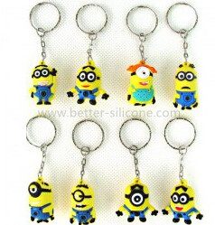 3D Design Silicone Keyrings