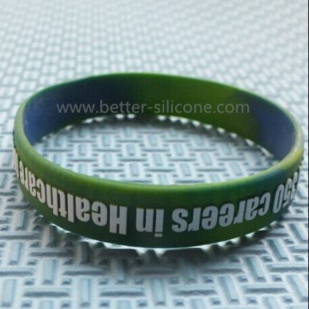 Embossed and Color Epoxy Rubber Band
