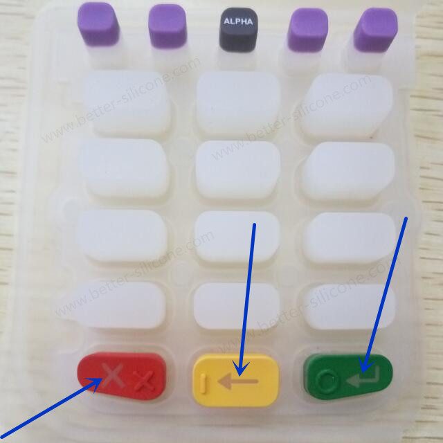 rubber laser etching Keypad