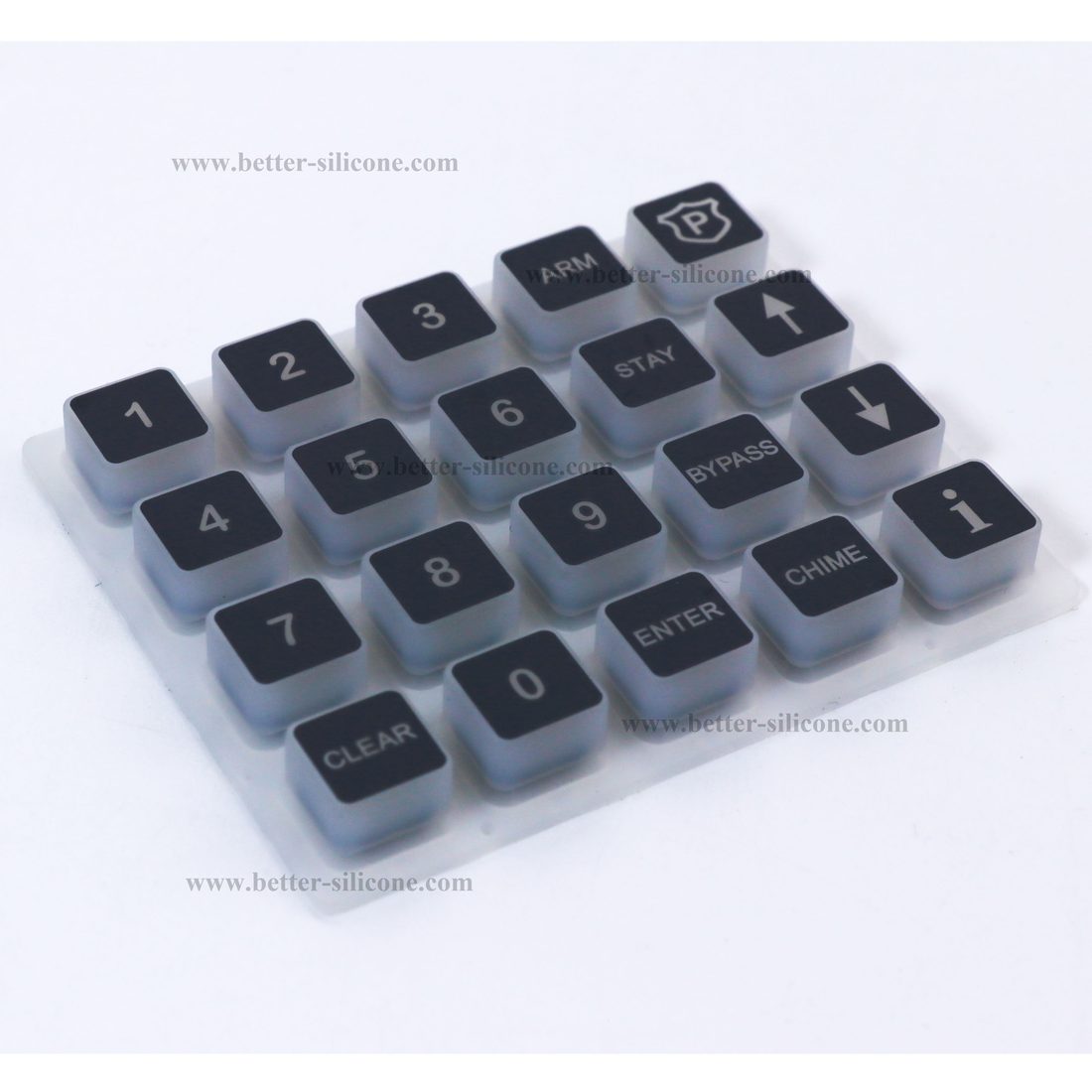 translucent keypad
