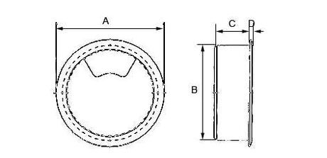 Desk Rubber Grommet