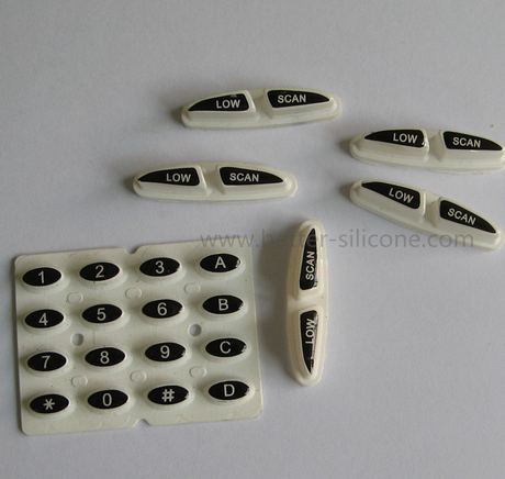 Epoxy Resin Coated Silicone Rubber Keypad