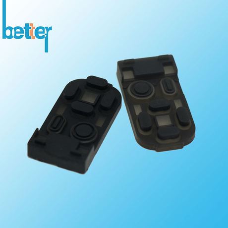 Silicone Keypads with Gold Pill