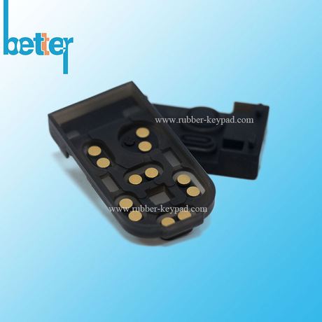 Silicone Rubber Keypad with Gold Pills