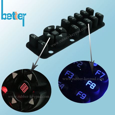 Customize Plastic Rubber Silicone Laser Cut Keypad
