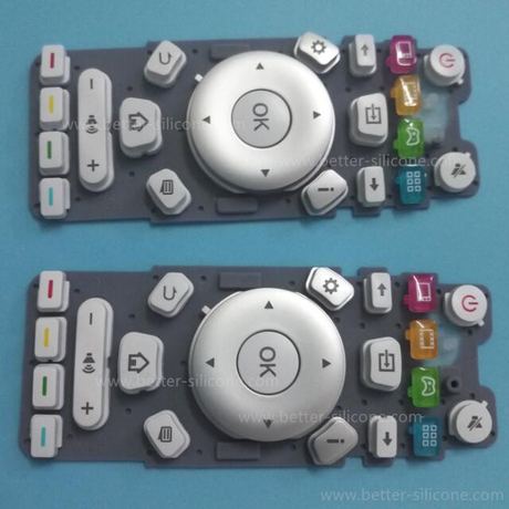 Plastic Silicone Keypad for Remote Controller