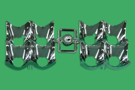 Plating Aluminum PC Led lighting cover