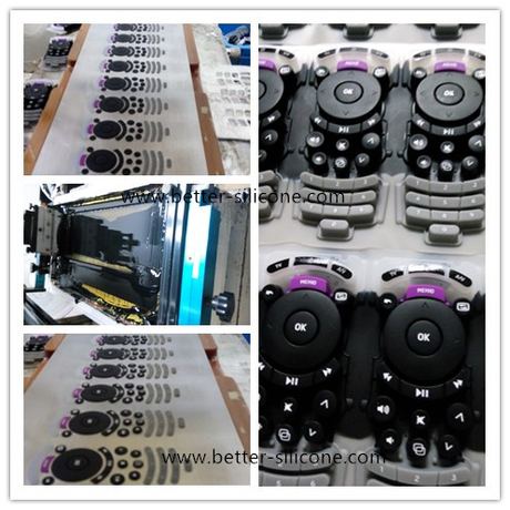 Custom Silicone Rubber Buttons for Remote Controller