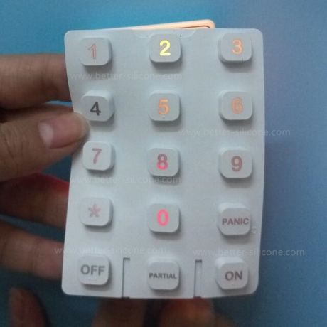 Rubber Backlight Keypad