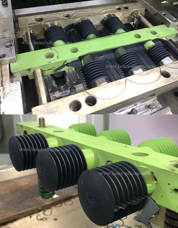 Rubber Compression Molding for Silicone Bellows