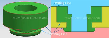Silicone Rubber Compression Mold for Seals