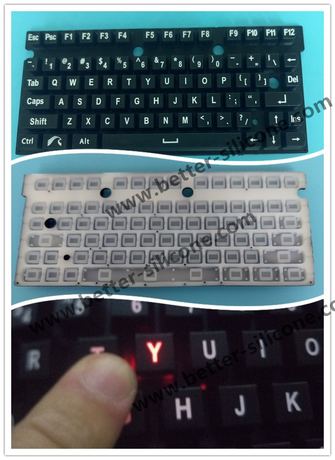 Epoxy Backlight Rubber Keyboard