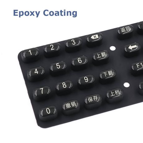 Plastic Rubber Keypad for Switch Remote Controller