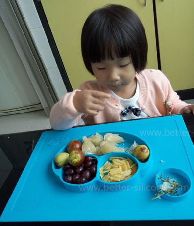 FDA LFGB Food Standard Silicone Baby Fruit Dish