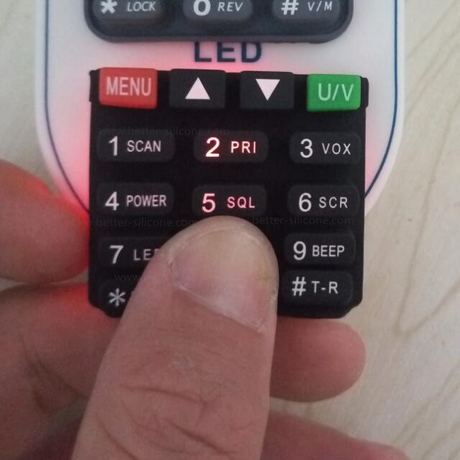 Translucent Silicon Backlight Keypad