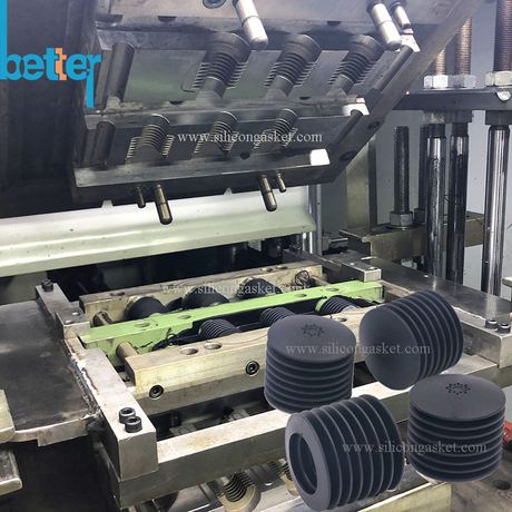 Compression Moulding for Liquid Silicone Bellows Vacuum Suction Gripster