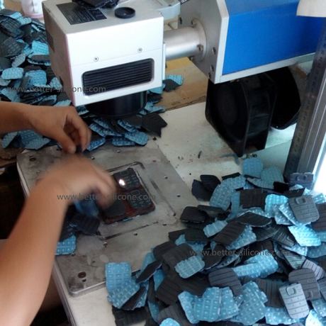 Custom Made Elastomer Rubber Silicone Laser Etching Keypad