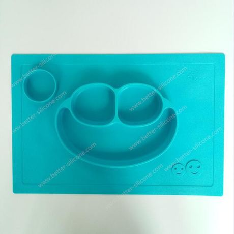 Silicone Baby Placemats with Non-slip Kids Dinnerware at FDA Standard