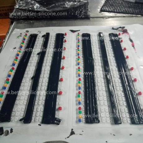 Custom TV Remote Control Silicone Rubber Keypad