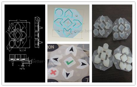 Silk Screen Silicone Rubber Button Pad