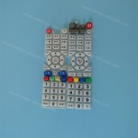 Custom Silk Screen Silicone Rubber Keypad