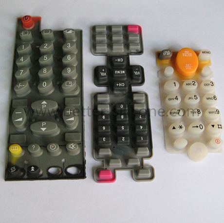 Custom Screen Print Silicone Rubber Keypad