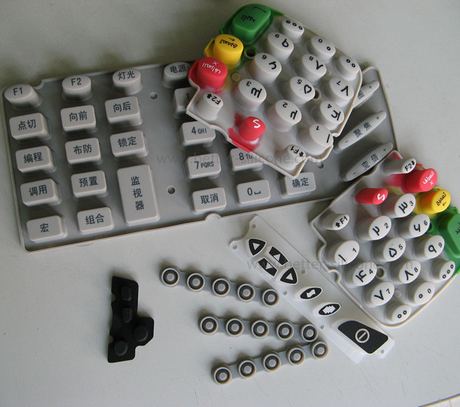 Silk Screen Silicone Rubber Button Pad