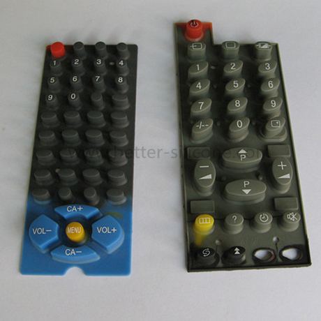 Silk screen Elastomeric Silicone Rubber Keypad