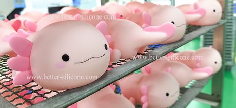 Axolotl Light Manufacturing - How To Process Silicone Night Lamp Sweet Face?