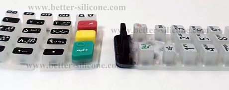Multi-color Rubber Keypad