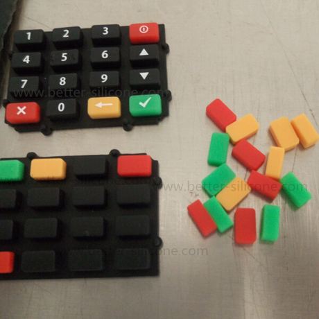 Different Shore A Hardness Silicone Rubber Keyboard Keypad